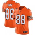 Chicago Bears #88 Dion Sims Limited Orange Rush Vapor Untouchable NFL Jersey