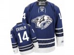 Nashville Predators #14 Mattias Ekholm Authentic Blue Third NHL Jersey