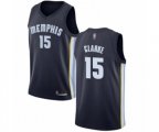 Memphis Grizzlies #15 Brandon Clarke Swingman Navy Blue Basketball Jersey - Icon Edition