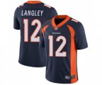 Denver Broncos #12 Brendan Langley Navy Blue Alternate Vapor Untouchable Limited Player Football Jersey