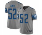 Detroit Lions #52 Christian Jones Limited Gray Inverted Legend Football Jersey