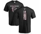 Atlanta Falcons #14 Justin Hardy Black Backer T-Shirt