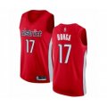 Washington Wizards #17 Isaac Bonga Red Swingman Jersey - Earned Edition