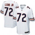Chicago Bears #72 Charles Leno Game White NFL Jersey