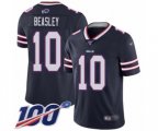 Buffalo Bills #10 Cole Beasley Limited Navy Blue Inverted Legend 100th Season Football Jersey