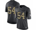 Tennessee Titans #54 Rashaan Evans Limited Black 2016 Salute to Service Football Jersey