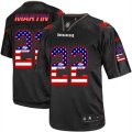 Tampa Bay Buccaneers #22 Doug Martin Elite Black USA Flag Fashion NFL Jersey