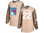 Adidas New York Rangers #22 Kevin Shattenkirk Camo Authentic 2017 Veterans Day Stitched NHL Jersey