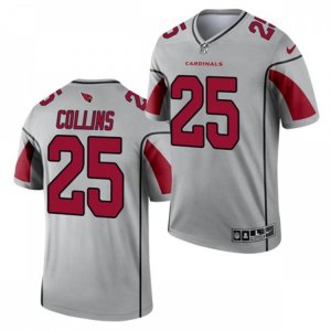 Arizona Cardinals #25 Zaven Collins Nike 2021 Silver Inverted Legend Jersey