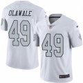 Oakland Raiders #49 Jamize Olawale Limited White Rush Vapor Untouchable NFL Jersey