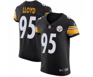 Pittsburgh Steelers #95 Greg Lloyd Black Team Color Vapor Untouchable Elite Player Football Jersey
