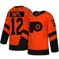 Philadelphia Flyers #12 Michael Raffl Orange Authentic 2019 Stadium Series Stitched NHL Jersey