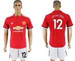 2017-18 Manchester United 12 SMALLING Home Soccer Jersey