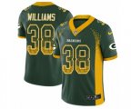 Green Bay Packers #38 Tramon Williams Limited Green Rush Drift Fashion NFL Jersey