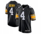 Pittsburgh Steelers #4 Jordan Berry Game Black Alternate Football Jersey