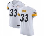 Pittsburgh Steelers #33 Merril Hoge White Vapor Untouchable Elite Player Football Jersey