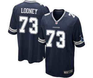 Dallas Cowboys #73 Joe Looney Game Navy Blue Team Color Football Jersey