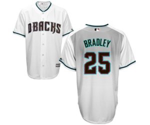 Arizona Diamondbacks #25 Archie Bradley Replica White Capri Cool Base Baseball Jersey