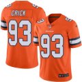 Denver Broncos #93 Jared Crick Limited Orange Rush Vapor Untouchable NFL Jersey