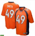 Denver Broncos Retired Player #49 Dennis Smith Nike Orange Vapor Untouchable Limited Jersey