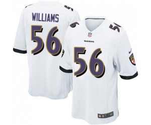 Baltimore Ravens #56 Tim Williams Game White Football Jersey