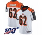 Cincinnati Bengals #62 Alex Redmond White Vapor Untouchable Limited Player 100th Season Football Jersey
