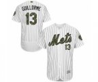 New York Mets Luis Guillorme Authentic White 2016 Memorial Day Fashion Flex Base Baseball Player Jersey