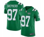 New York Jets #97 Nathan Shepherd Limited Green Rush Vapor Untouchable Football Jersey