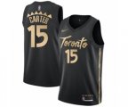 Toronto Raptors #15 Vince Carter Swingman Black Basketball Jersey - 2019-20 City Edition