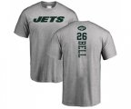 New York Jets #26 Le'Veon Bell Ash Backer T-Shirt