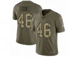 Baltimore Ravens #46 Morgan Cox Limited Olive Camo Salute to Service NFL Jersey
