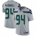 Seattle Seahawks #94 Malik McDowell Grey Alternate Vapor Untouchable Limited Player NFL Jersey
