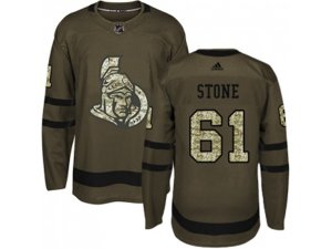 Adidas Ottawa Senators #61 Mark Stone Green Salute to Service Stitched NHL Jersey