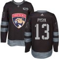 Florida Panthers #13 Mark Pysyk Premier Black 1917-2017 100th Anniversary NHL Jersey