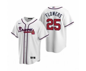 Atlanta Braves #25 Tyler Flowers Nike White 2020 Replica Home Jersey