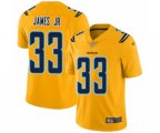 Los Angeles Chargers #33 Derwin James Limited Gold Inverted Legend Football Jersey