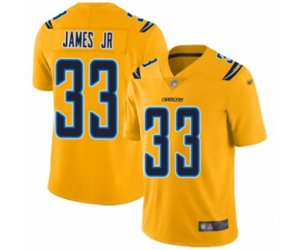 Los Angeles Chargers #33 Derwin James Limited Gold Inverted Legend Football Jersey