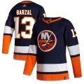 New York Islanders #13 Mathew Barzal adidas Navy 2020-21 Reverse Retro Authentic Player Jersey