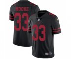 San Francisco 49ers #33 Tarvarius Moore Black Vapor Untouchable Limited Player Football Jersey
