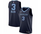 Memphis Grizzlies #3 Grayson Allen Swingman Navy Blue Finished Basketball Jersey - Icon Edition