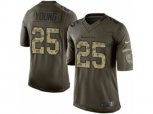 Baltimore Ravens #25 Tavon Young Limited Green Salute to Service NFL Jersey