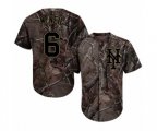 New York Mets #6 Jeff McNeil Authentic Camo Realtree Collection Flex Base Baseball Jersey