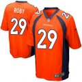 Denver Broncos #29 Bradley Roby Game Orange Team Color NFL Jersey