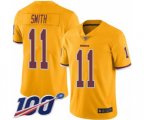 Washington Redskins #11 Alex Smith Limited Gold Rush Vapor Untouchable 100th Season Football Jersey
