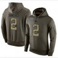 Indianapolis Colts #2 Rigoberto Sanchez Green Salute To Service Pullover Hoodie