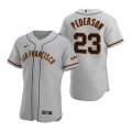 San Francisco Giants #23 Joc Pederson Gray Flex Base Stitched Jersey