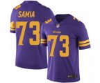 Minnesota Vikings #73 Dru Samia Limited Purple Rush Vapor Untouchable Football Jersey