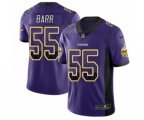 Minnesota Vikings #55 Anthony Barr Limited Purple Rush Drift Fashion NFL Jersey
