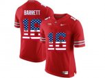 2016 US Flag Fashion Ohio State Buckeyes J.T. Barrett #16 College Football Limited Jersey - Scarlet