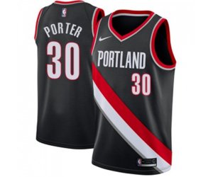 Portland Trail Blazers #30 Terry Porter Swingman Black Road NBA Jersey - Icon Edition